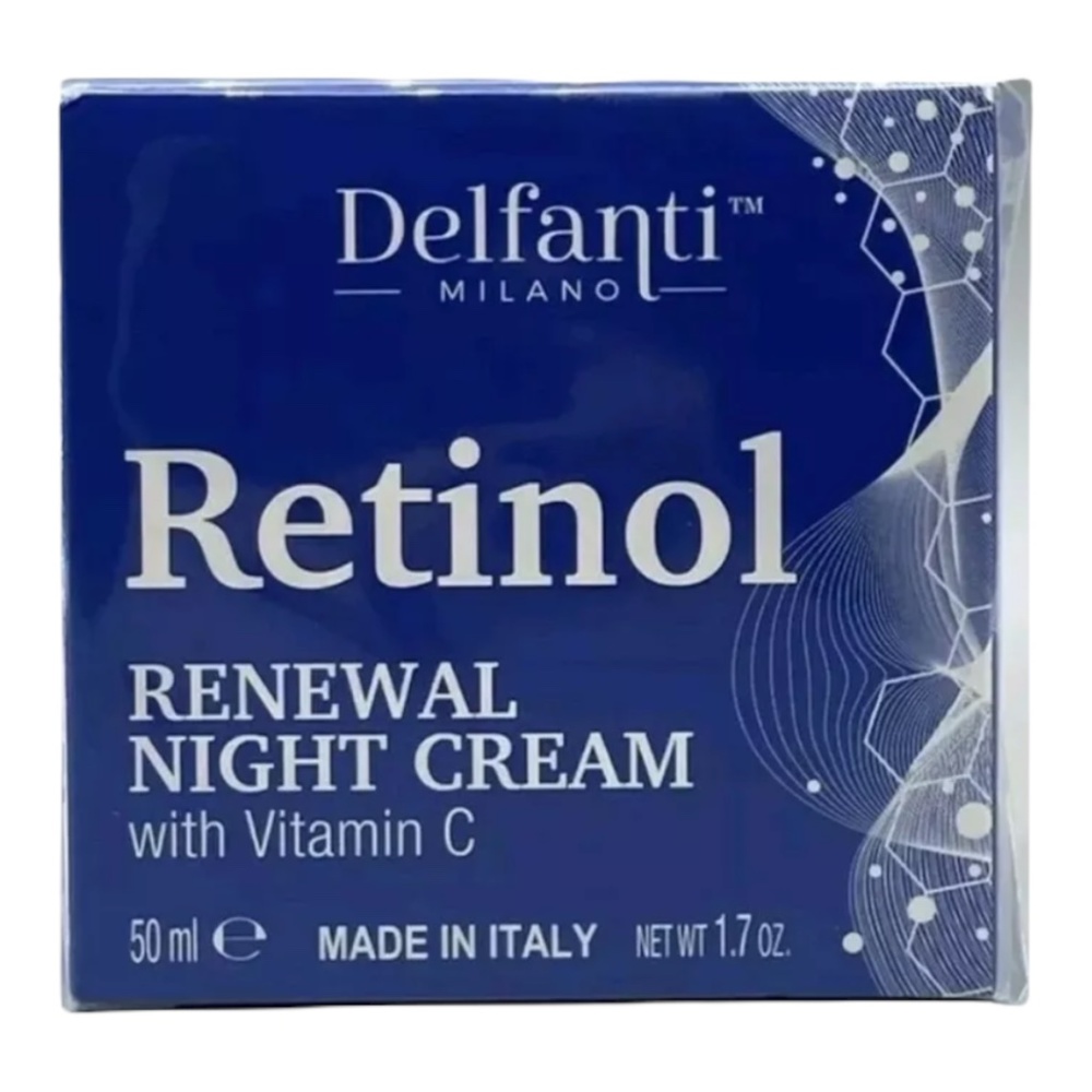 Delfanti Milano Retinol Renewal Night Cream with Vitamin C 1.7 oz